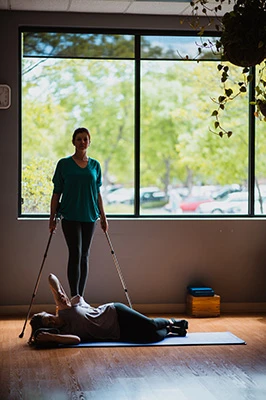 Chiropractic Fort Collins CO Stretching Patient